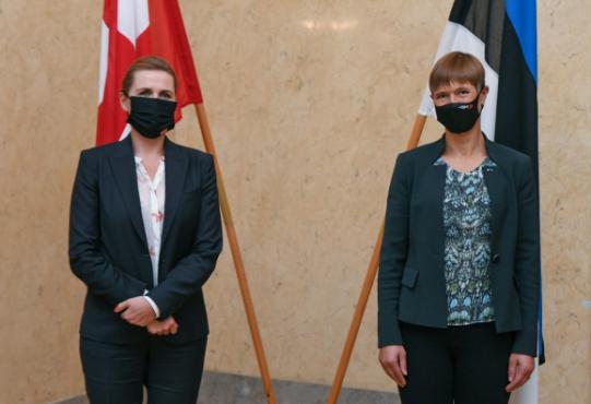 President Kaljulaid kohtus Taani peaministriga